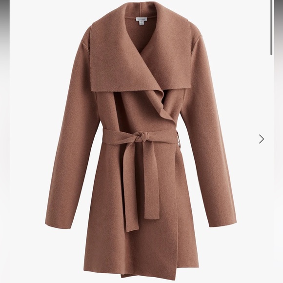 Cuyana Jackets & Blazers - Cuyana Wool Cashmere Sweater Coat - Camel Color